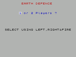Earth Defence (1984)(Artic Computing)